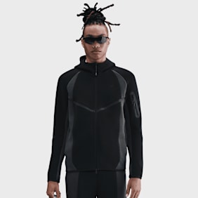 Nike Tech Color-Block Full-Zip Fleece Windrunner Jacket nero