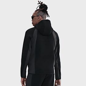 Nike   Tech Color-Block Full-Zip Fleece Windrunner Jacket nero