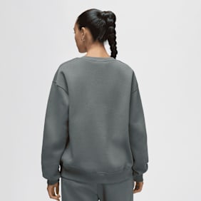 Jordan Brooklyn Fleece Crew Graphics siva