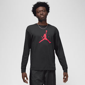 Jordan Jumpman Long Sleeve High-Brand-Read Tee schwarz