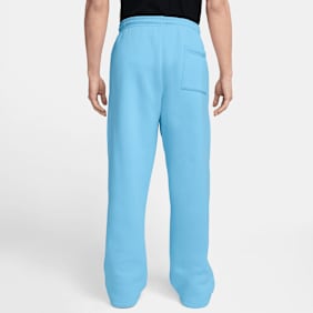 Jordan Brooklyn Fleece Oversized Open-Hem Pants blau