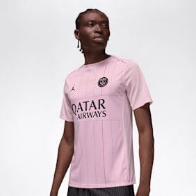 Jordan Paris Saint-Germain Academy Pro Fourth Dri-FIT Soccer Pre-Match Top różowy