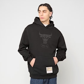 Mitchell & Ness Tonal Logo Hoodie Chicago Bulls noir