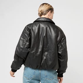 Decibel Padded PU Jacket black schwarz