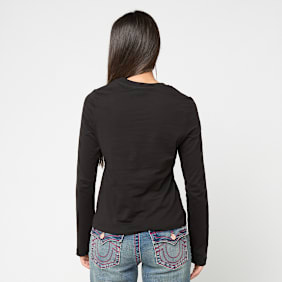 True Religion Long Sleeve Tee Slim Fit schwarz