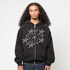 125mm x SNIPES Oversized Raglan Zip Hoodie 125mm x SNIPES crna