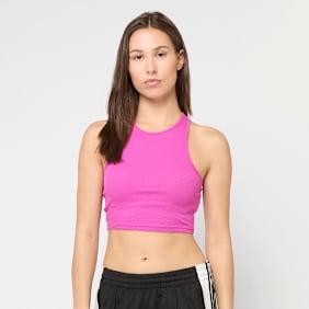 Urban Classics Ladies Cropped Rib Top ljubičasta
