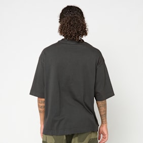 New Era Washed Oversized Tee czarny