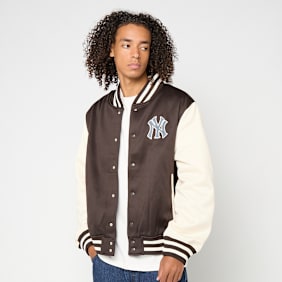 New Era MLB Bomber Jacket New York Yankees brązowy