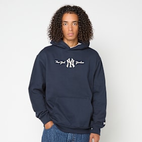 New Era MLB Graphic Oversized Hoodie New York Yankees bleu