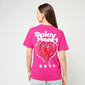 Miss Tee Spicy Heart Tee rosa