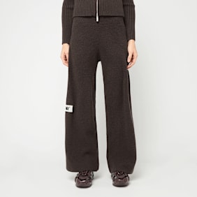 Another Cotton Lab Another Wide Leg Knit Pant Marron