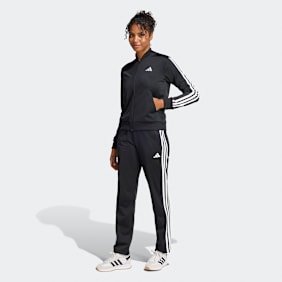 adidas Originals Essentials 3-Stripes Track Suit schwarz