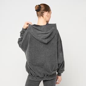 Felicious Vintage Hoodie Rhinestones grau