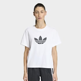 adidas Originals Trefoil Boxy Tee bijela