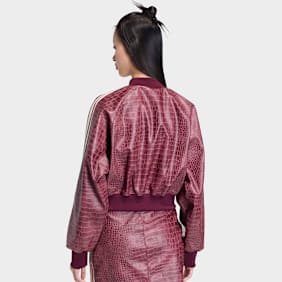 adidas Originals Superstar Pleather Jacket rot