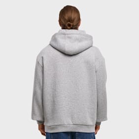 Mister Tee NYC College Letters Fluffy Hoody grigio
