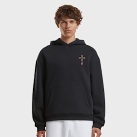 Mister Tee Heavenly Prayers Fluffy Hoody negro
