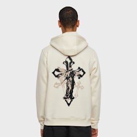 Mister Tee Holy Cross Hoody bege