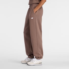New Balance Sport Essentials Fleece Jogger brązowy