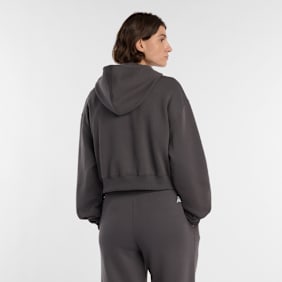 New Balance Reimagined Fleece Full Zip preto