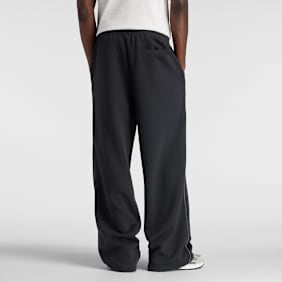 New Balance Linear Graphic Fleece Pants nero