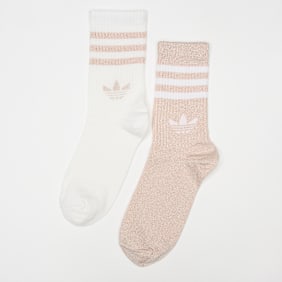 adidas Originals 2 PACK - 3-Stripes Glitter Crew Socks višebojno