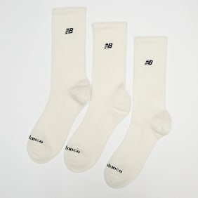 New Balance 3 PACK - NB BLACK PATCH LOGO SEASONAL CREW -  multicpack beż