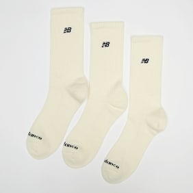 New Balance 3 PACK - NB BLACK PATCH LOGO SEASONAL CREW -  multicpack bege