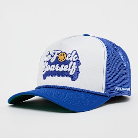 Field Grade Go F Yourself Twill Mesh Trucker bleu