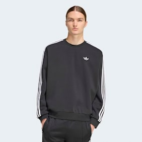 adidas Originals Adicolor 3-Stripes Oversized Crewneck zwart