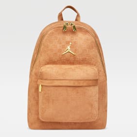 Jordan Jam Suede Monogram Backpack marrone