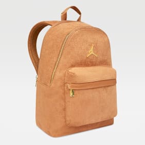 Jordan Jam Suede Monogram Backpack brązowy