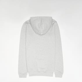 New Balance French Terry Stacked Logo Hoodie siva