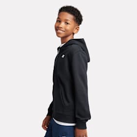 New Balance French Terry Small Logo Full Zip Hoodie zwart