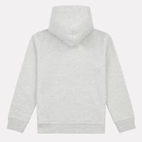 New Balance French Terry Small Logo Full Zip Hoodie grau