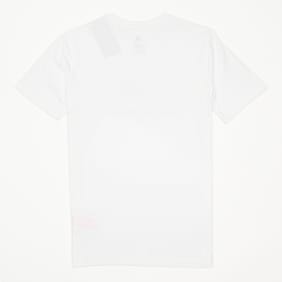 New Balance Jersey Stacked Logo Tee blanc