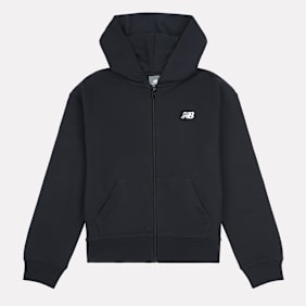 New Balance Full Zip Hoodie noir