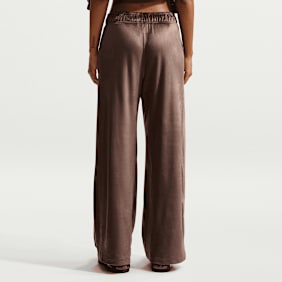 Nike Sportswear Trend High-Rise Wide Velour Pants brun
