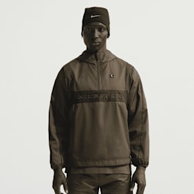 Nike   Sportswear Shox Woven Half-Zip Jacket brązowy