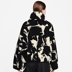 Nike Sportswear Street All Over Print Sherpa czarny