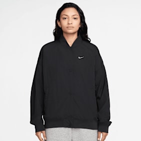 Nike   Sportswear High Brand Read Varsity Jacket preto
