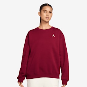 Jordan Brooklyn Fleece Crew rood