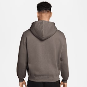 Jordan Brooklyn Oversized Full Zip Hoodie smeđa