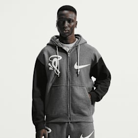 Nike   Solo Swoosh x Central Cee Fleece Hoodie grigio