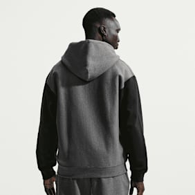 Nike Solo Swoosh x Central Cee Fleece Hoodie grau