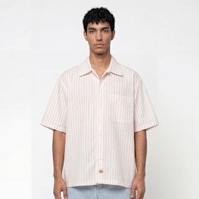 Dickies Venedocia Stripe Shortsleeve Shirt branco