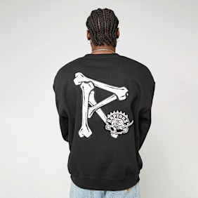 Mitchell & Ness NBA Toronto Raptors Bone Words Boxy Crewneck czarny