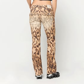 True Religion Becca Mid Rise Bootcut Flap brun