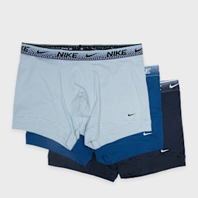 Nike   3 PACK - Essential Cotton Stretch Trunk blauw